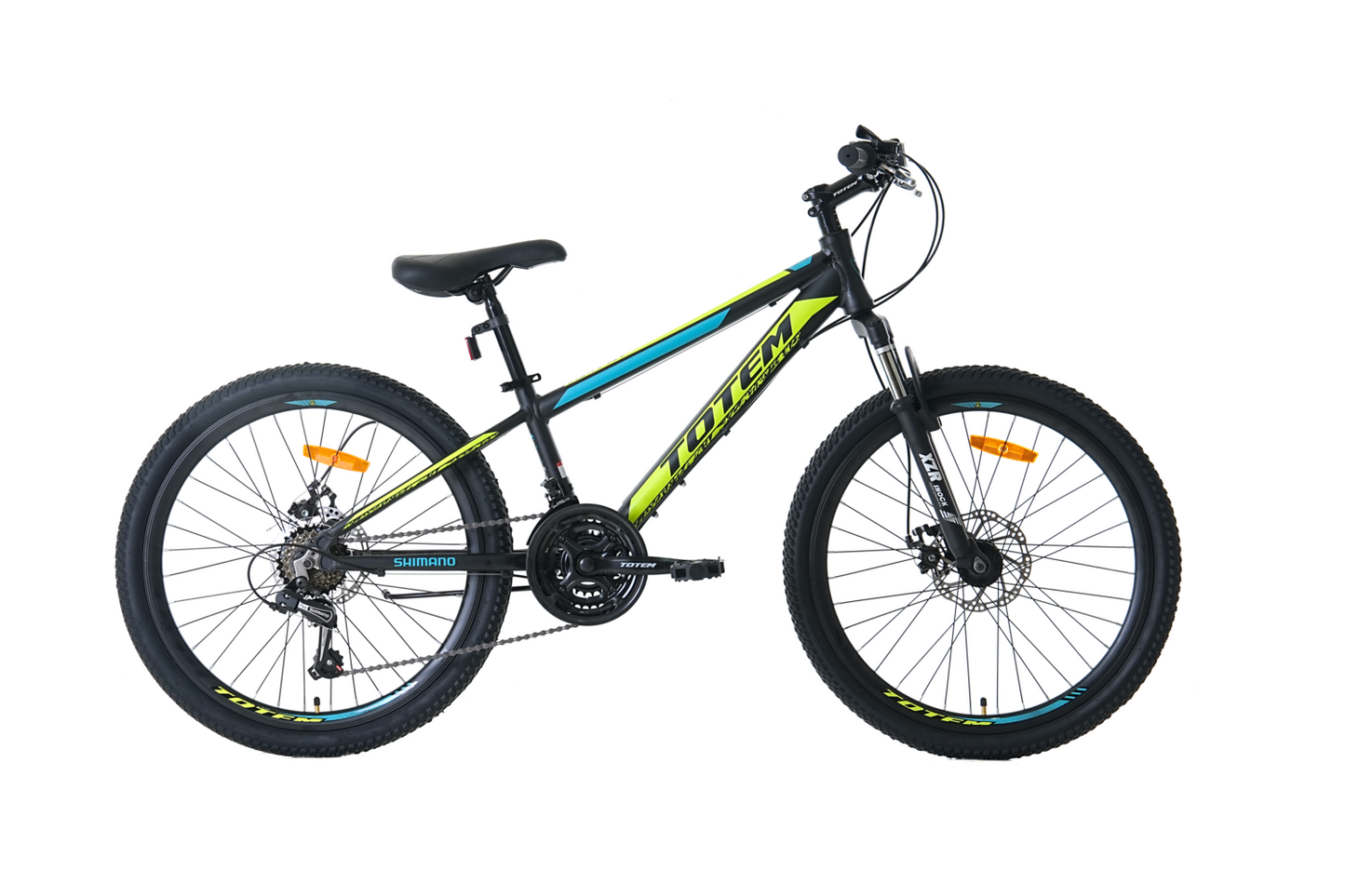 BICICLETA TOTEM MTB ARO 24 MODELO ATLANTIS NEGRO