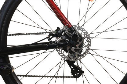 BICICLETA GRAVEL TOTEM 700*58 GRAVEL-X NEGRO ROJO
