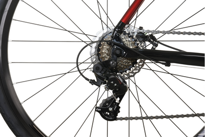 BICICLETA GRAVEL TOTEM 700*58 GRAVEL-X NEGRO ROJO