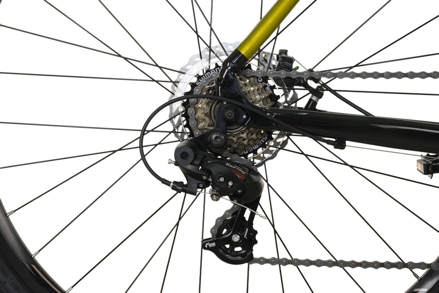 BICICLETA GRAVEL TOTEM 700*54 GRAVEL-X NEGRO VERDE