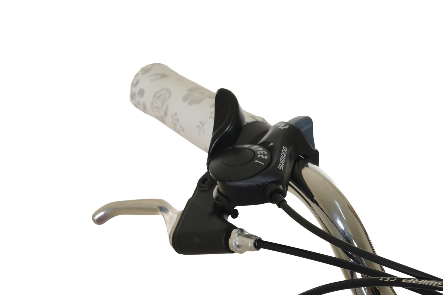 BICICLETA TOTEM CITY DAMA ARO 26 GRIS CON FUCSIA