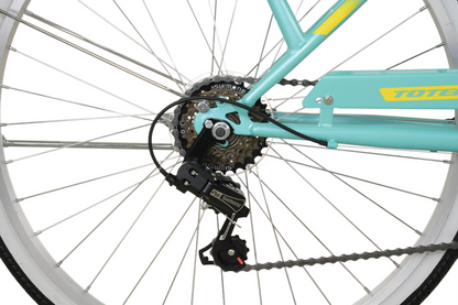 BICICLETA TOTEM CITY DAMA ARO 26 TURQUESA