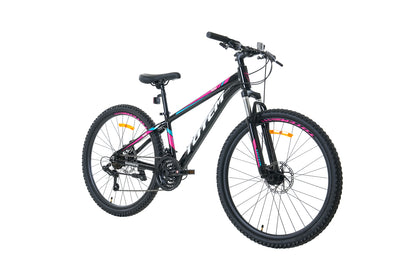 BICICLETA TOTEM MTB ARO 26 MODELO Y650 NEGRO ROSA