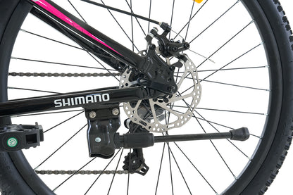 BICICLETA TOTEM MTB ARO 26 MODELO Y650 NEGRO ROSA