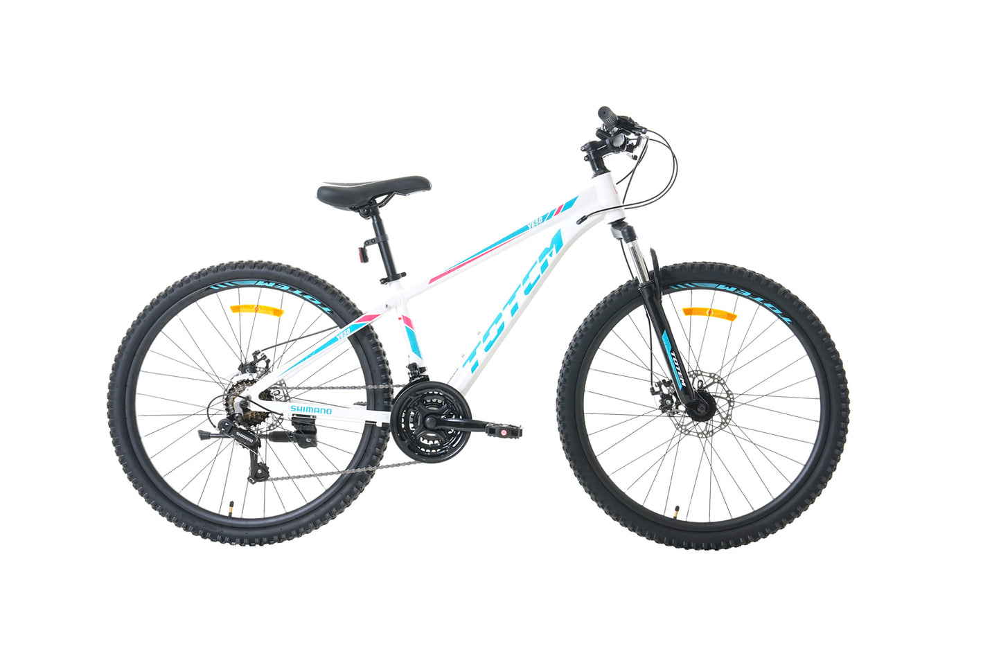 BICICLETA TOTEM MTB ARO 26 MODELO Y650 BLANCO CELESTE