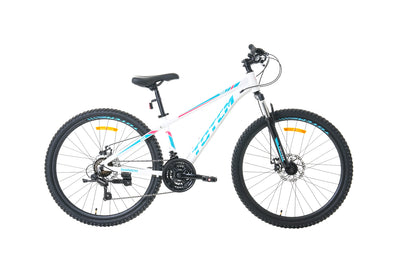BICICLETA TOTEM MTB ARO 26 MODELO Y650 BLANCO CELESTE