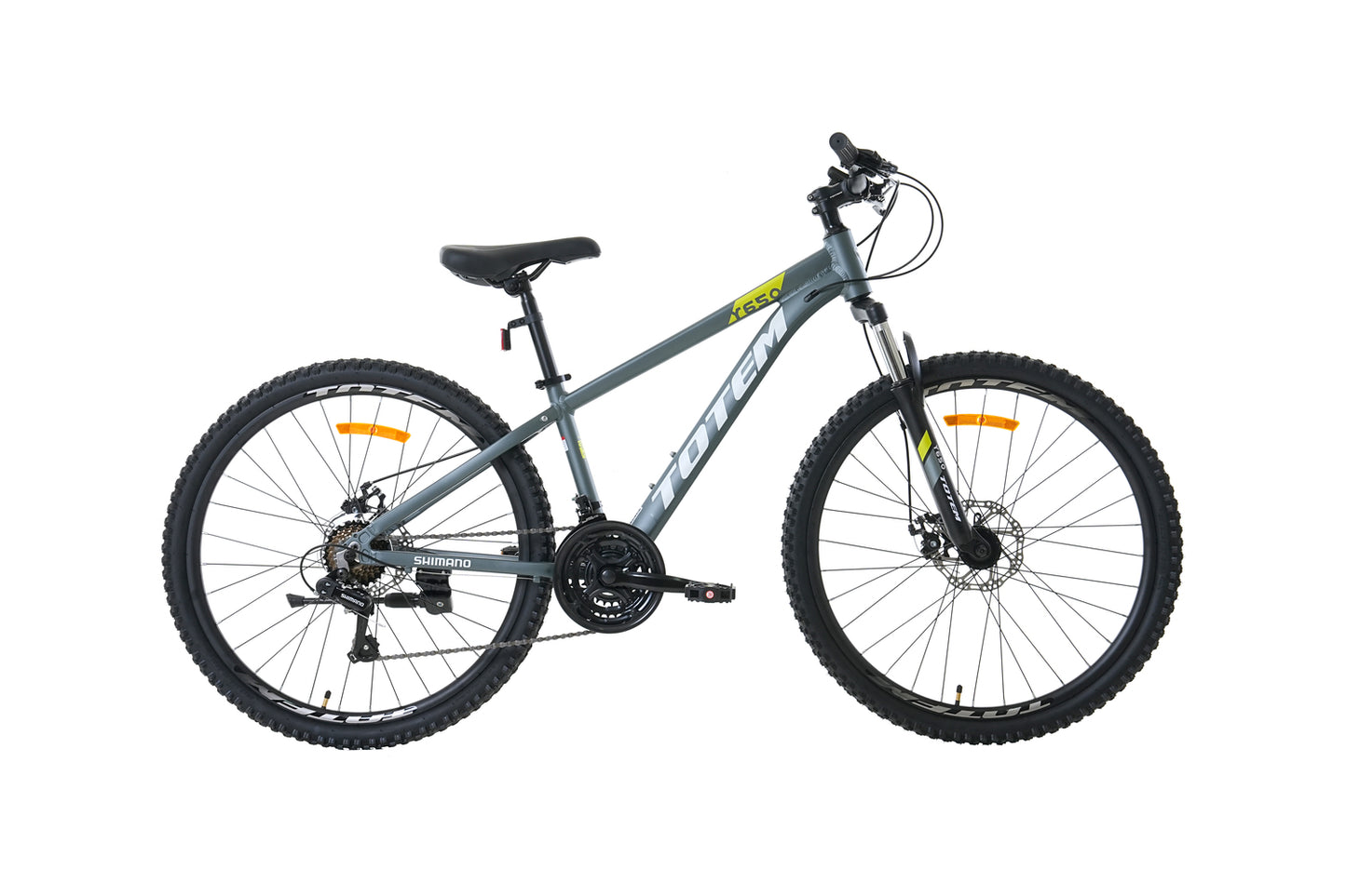 BICICLETA TOTEM MTB ARO 26 MODELO Y650 GRIS VERDE