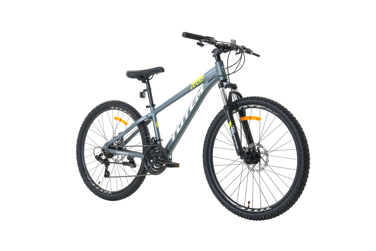 BICICLETA TOTEM MTB ARO 26 MODELO Y650 GRIS VERDE