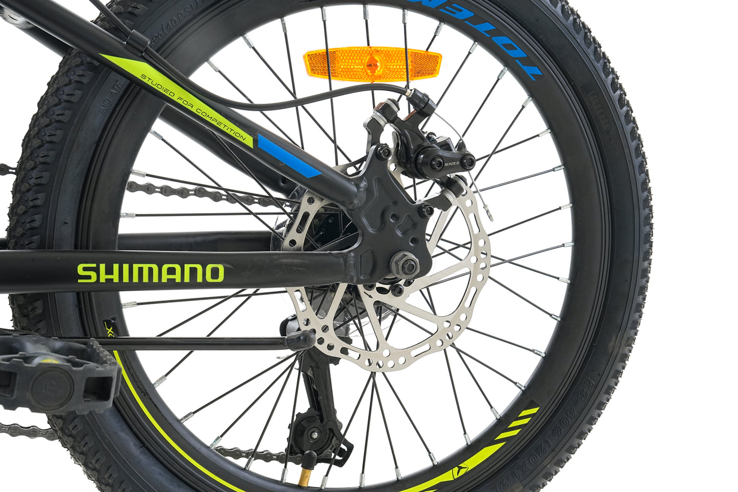 BICICLETA TOTEM MTB ARO 20 MODELO STORM NEGRO