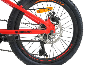 BICICLETA TOTEM MTB ARO 20 MODELO STORM ROJO