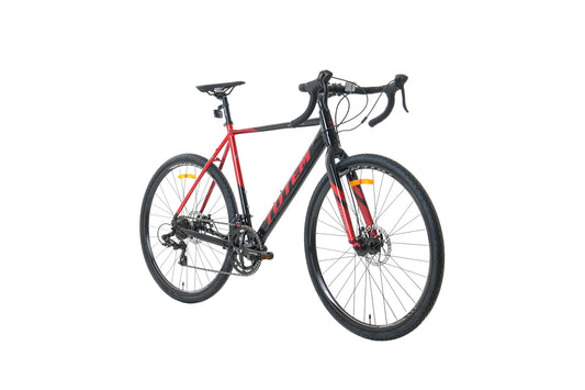 BICICLETA GRAVEL TOTEM 700*58 GRAVEL-X NEGRO ROJO