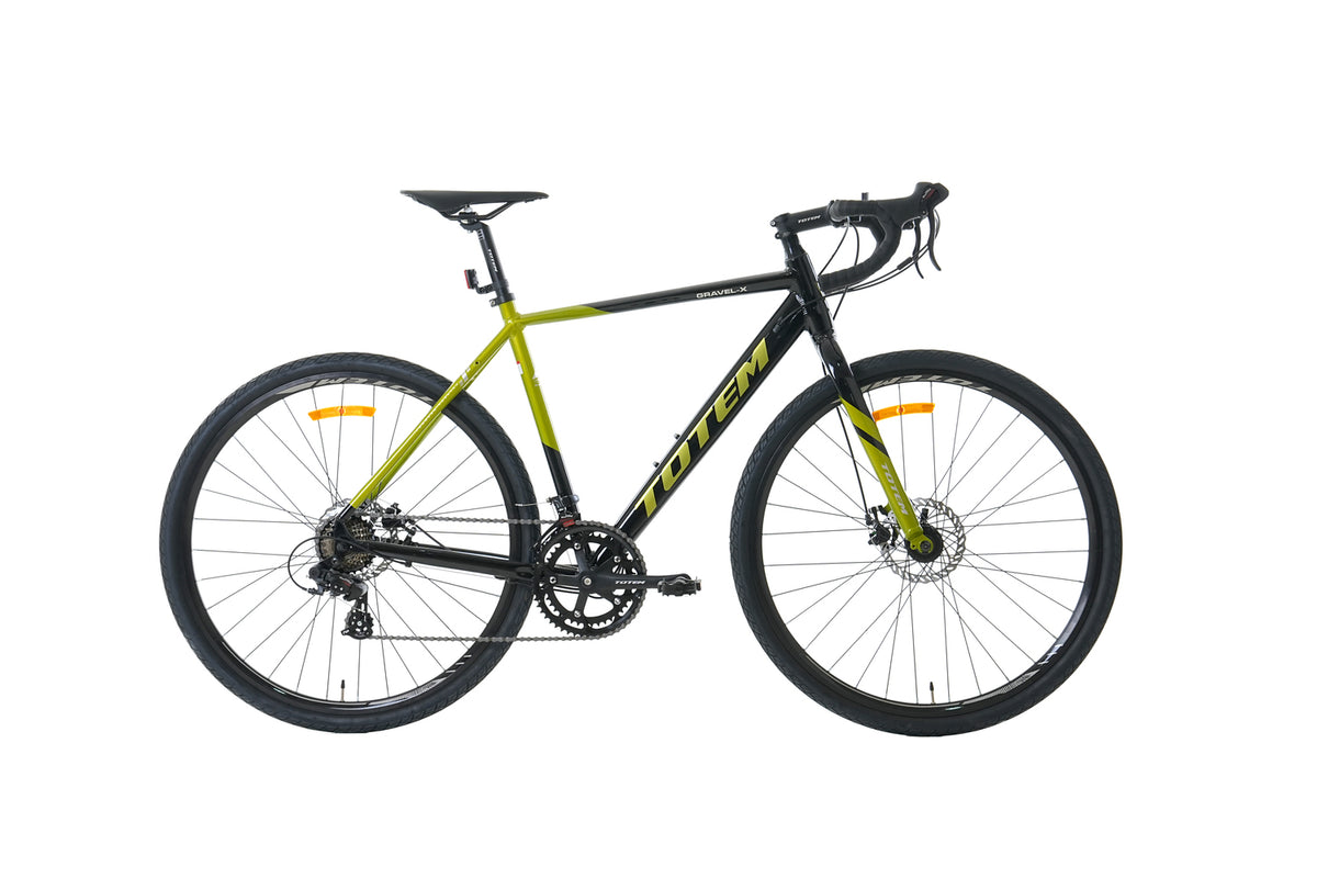 BICICLETA GRAVEL TOTEM 700*54 GRAVEL-X NEGRO VERDE
