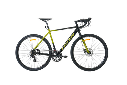BICICLETA GRAVEL TOTEM 700*54 GRAVEL-X NEGRO VERDE