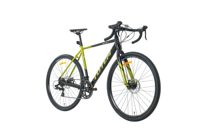 BICICLETA GRAVEL TOTEM 700*54 GRAVEL-X NEGRO VERDE
