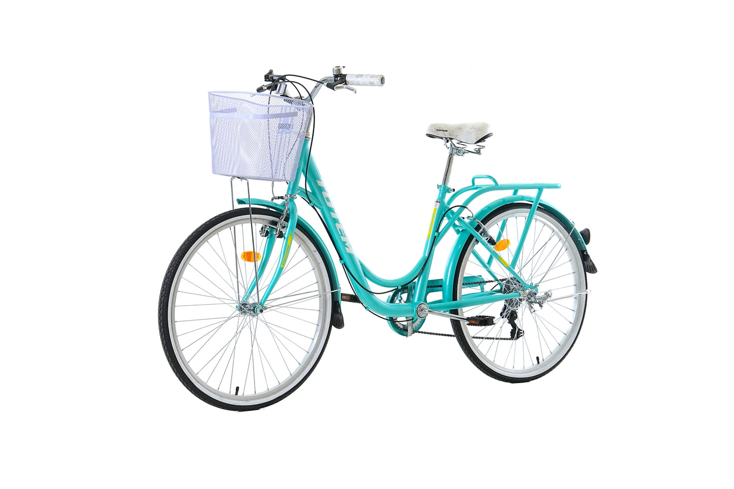 BICICLETA TOTEM CITY DAMA ARO 26 TURQUESA