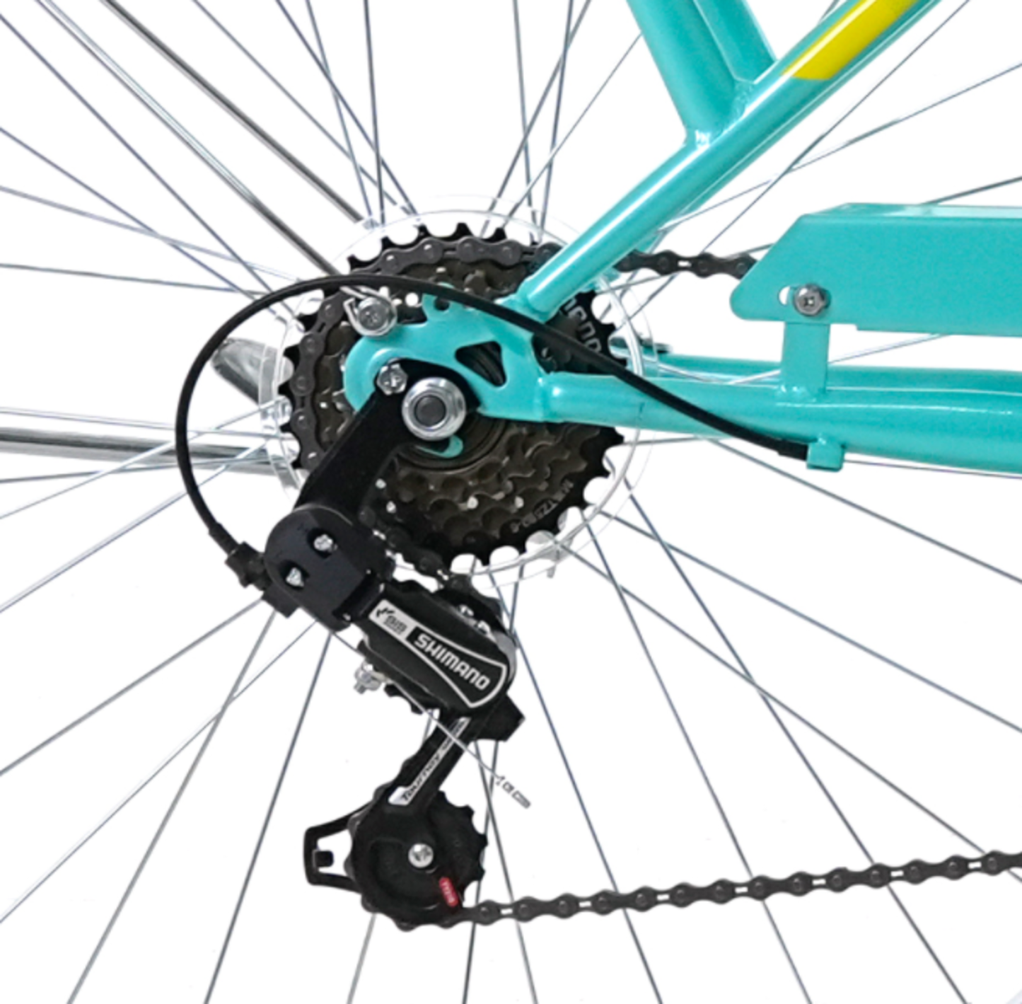 BICICLETA TOTEM CITY DAMA ARO 26 TURQUESA