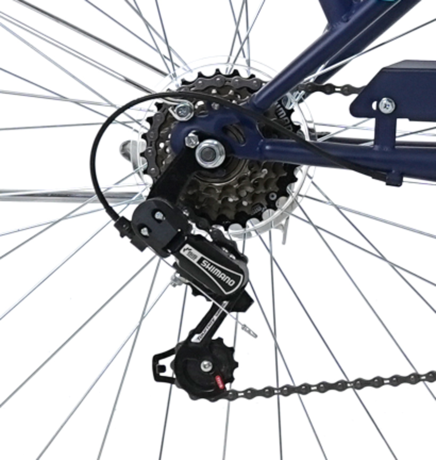 BICICLETA TOTEM CITY DAMA ARO 26 AZUL CON CELESTE