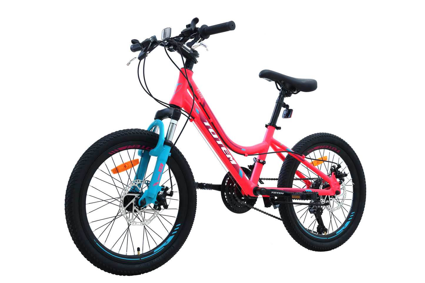 BICICLETA TOTEM MTB ARO 20 MODELO ELISE FUCSIA