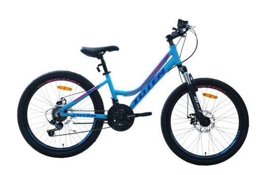 BICICLETA TOTEM MTB ARO 24 MODELO SITARA CELESTE
