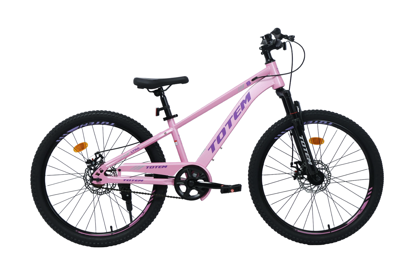 BICICLETA TOTEM MTB ARO 24 LYRA COLOR ROSADO