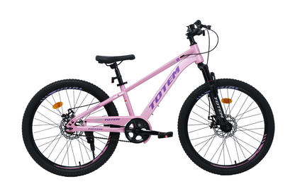 BICICLETA TOTEM MTB ARO 24 LYRA COLOR ROSADO