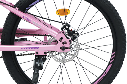 BICICLETA TOTEM MTB ARO 24 LYRA COLOR ROSADO