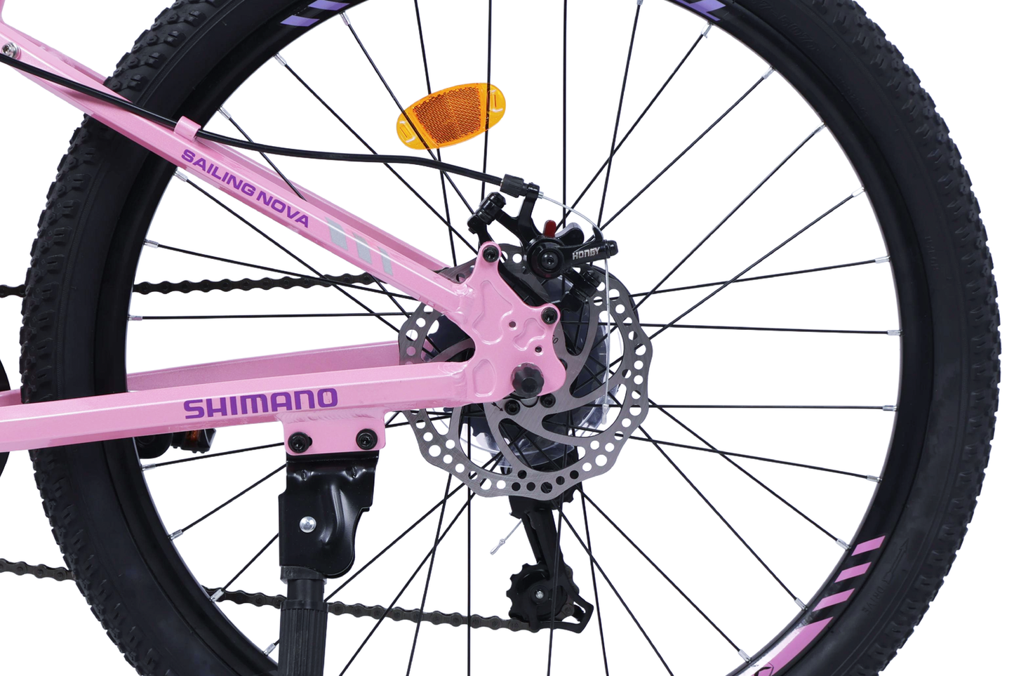 BICICLETA TOTEM MTB ARO 24 SAILING NOVA  COLOR ROSADO