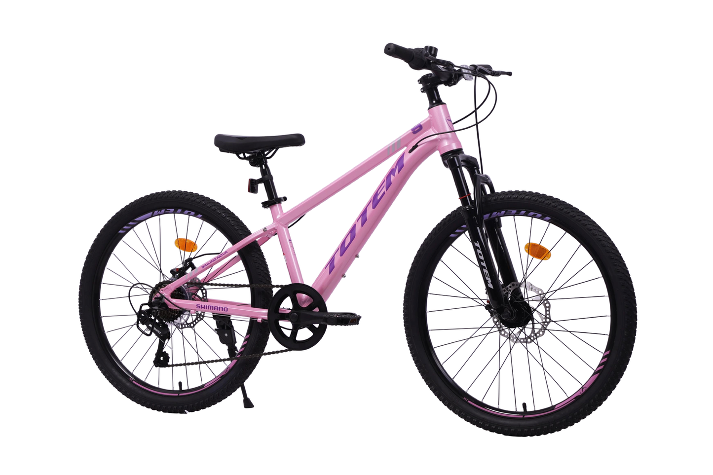 BICICLETA TOTEM MTB ARO 24 SAILING NOVA  COLOR ROSADO