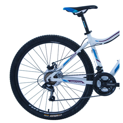 BICICLETA TOTEM MTB ARO 27.5*16.5  MOD SKYBLUE COLOR BLANCO