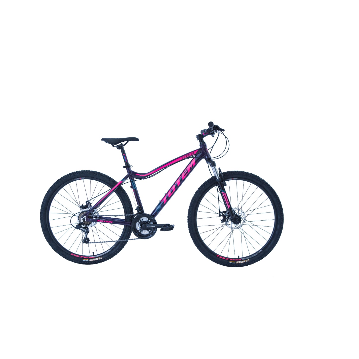 BICICLETA TOTEM MTB ARO 27.5*17.5 MOD SKYBLUE COLOR MORADO