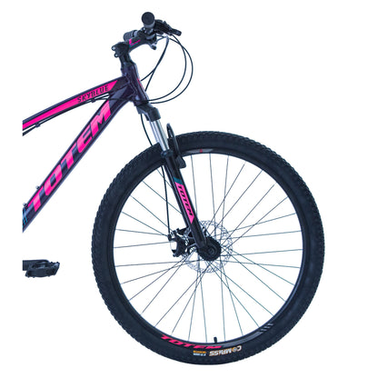 BICICLETA TOTEM MTB ARO 27.5*17.5 MOD SKYBLUE COLOR MORADO