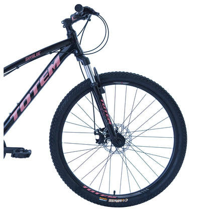 BICICLETA TOTEM MTB ARO 27.5*17.5 MOD SKYBLUE COLOR NEGRO