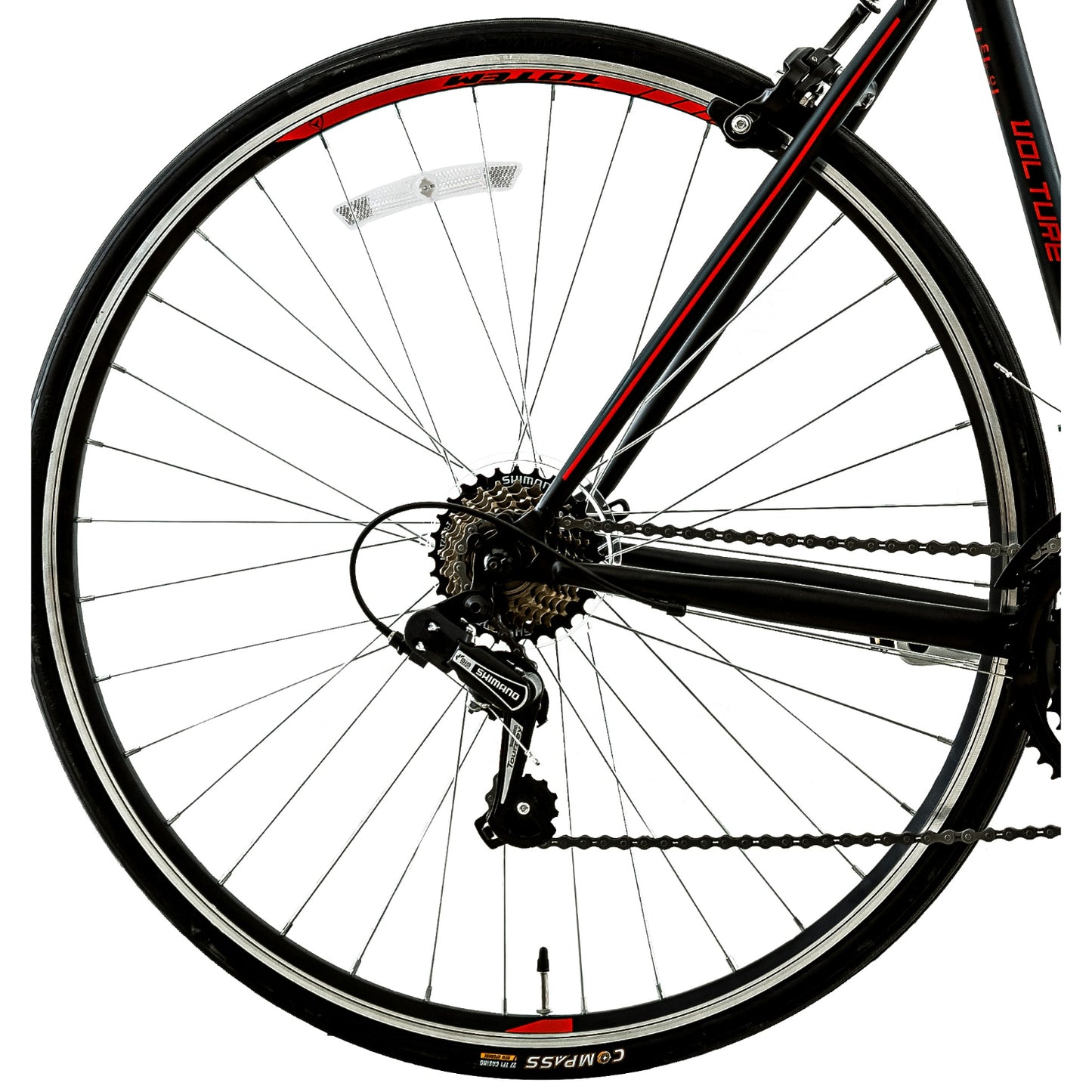 BICICLETA DE RUTA TOTEM 700*52 VOLTURE NEGRO