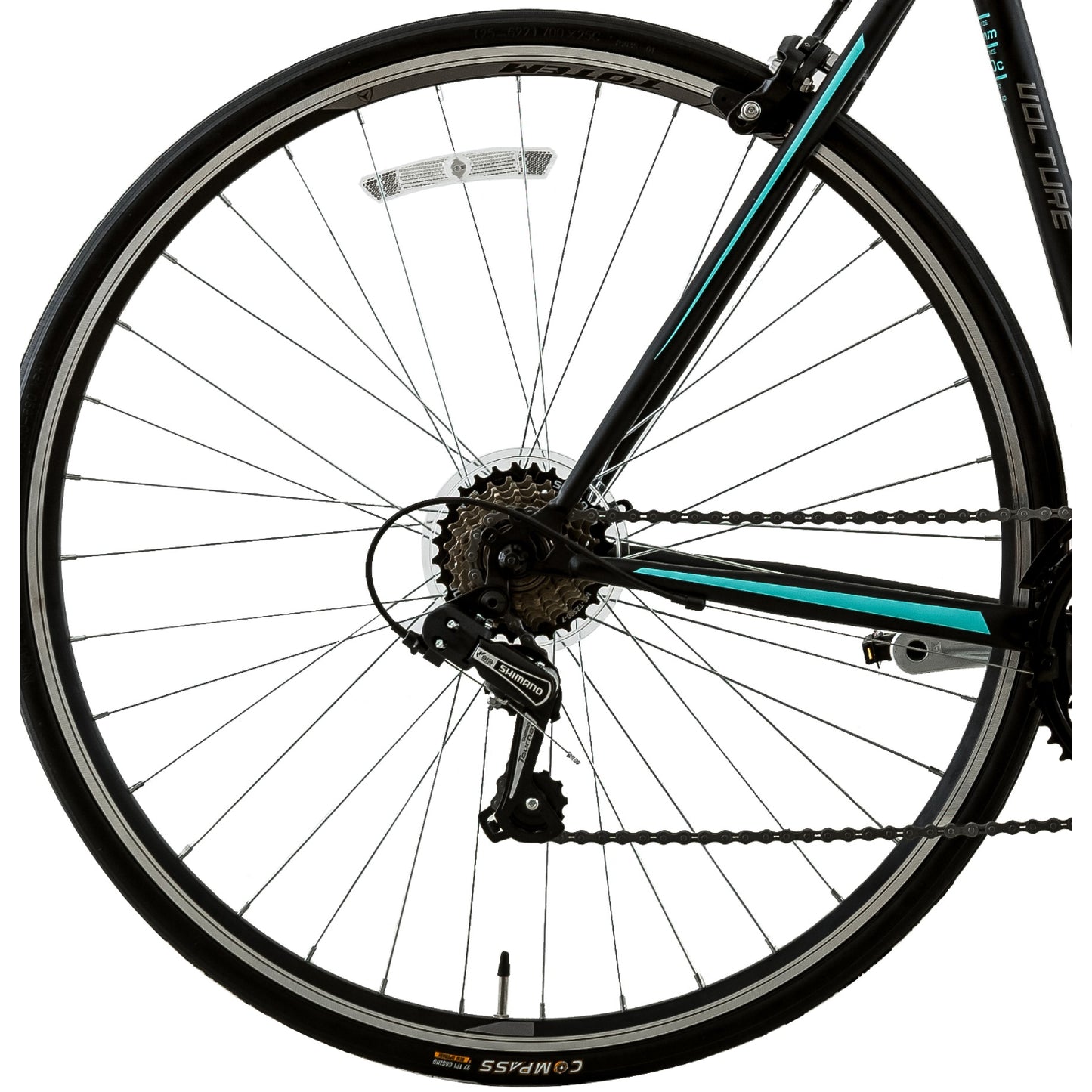 BICICLETA DE RUTA TOTEM 700*54 VOLTURE NEGRO