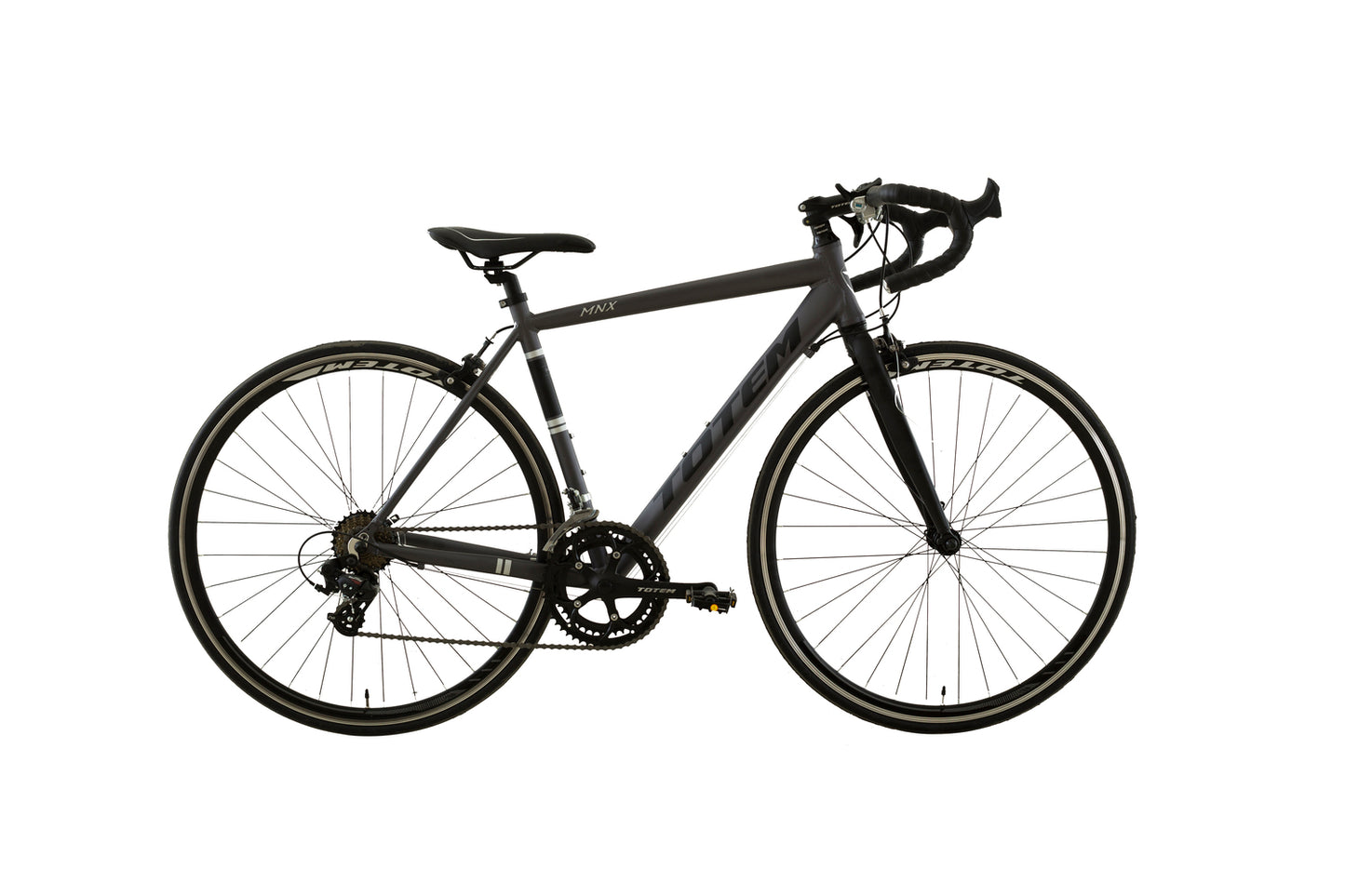 BICICLETA DE RUTA TOTEM 700*50 MNX GRIS GRAFITO