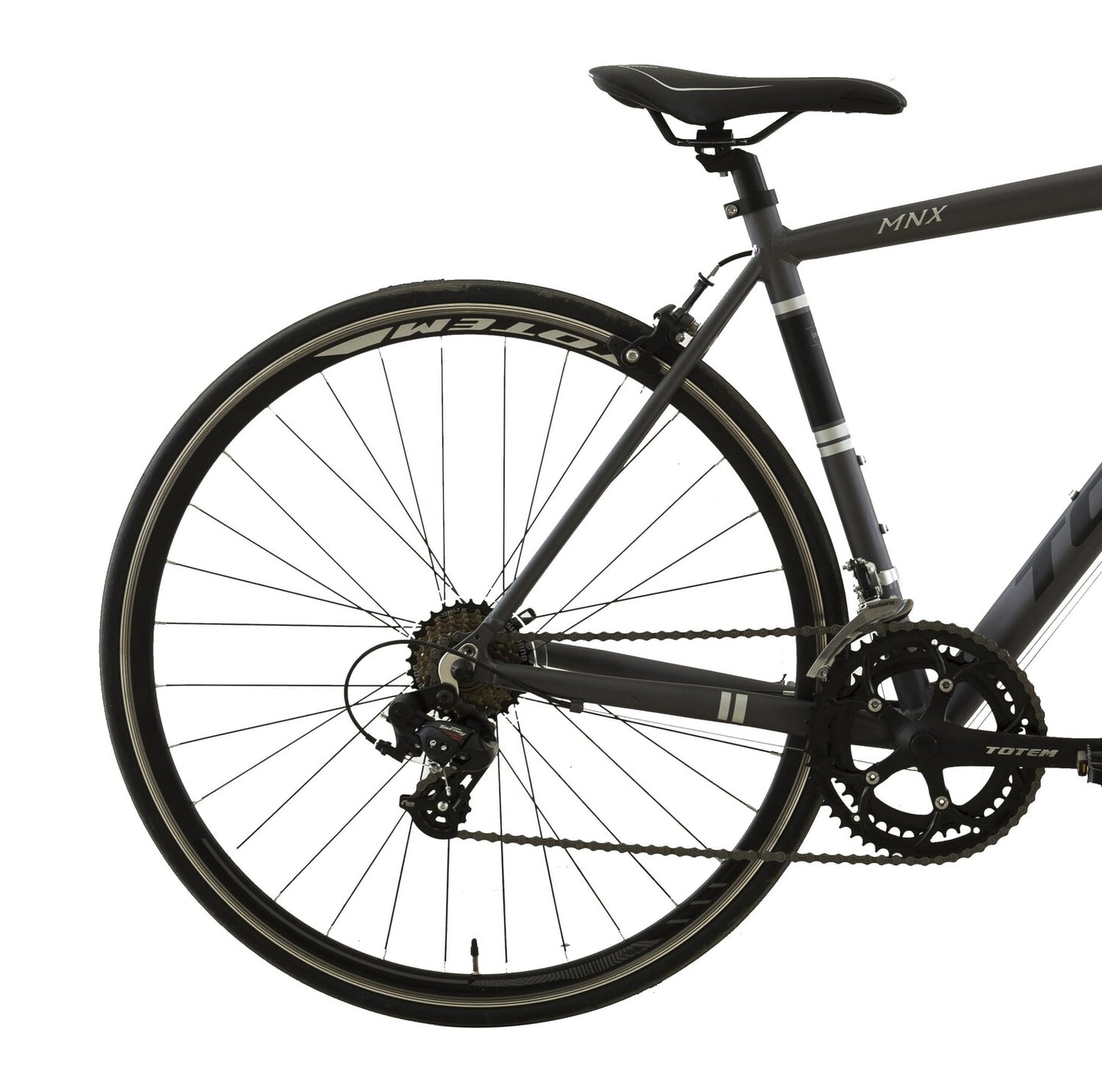 BICICLETA DE RUTA TOTEM 700*50 MNX GRIS GRAFITO