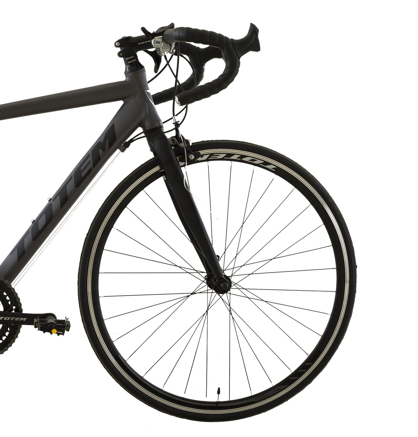 BICICLETA DE RUTA TOTEM 700*50 MNX GRIS GRAFITO