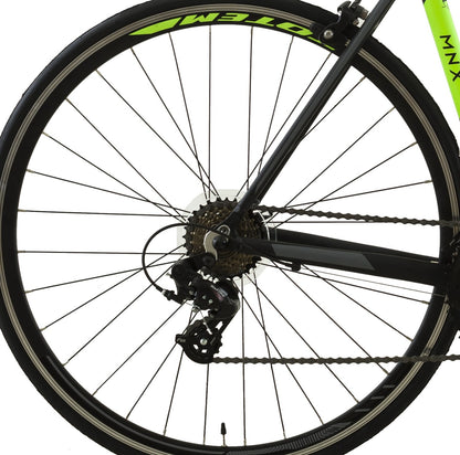 BICICLETA DE RUTA TOTEM 700*52 MNX NEGRO CON VERDE