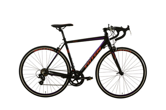 BICICLETA DE RUTA TOTEM 700*52 MNX NEGRO CON MORADO