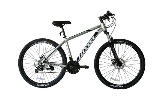 BICICLETA TOTEM MTB ARO 29*17 MOD W760 COLOR PLATEADO