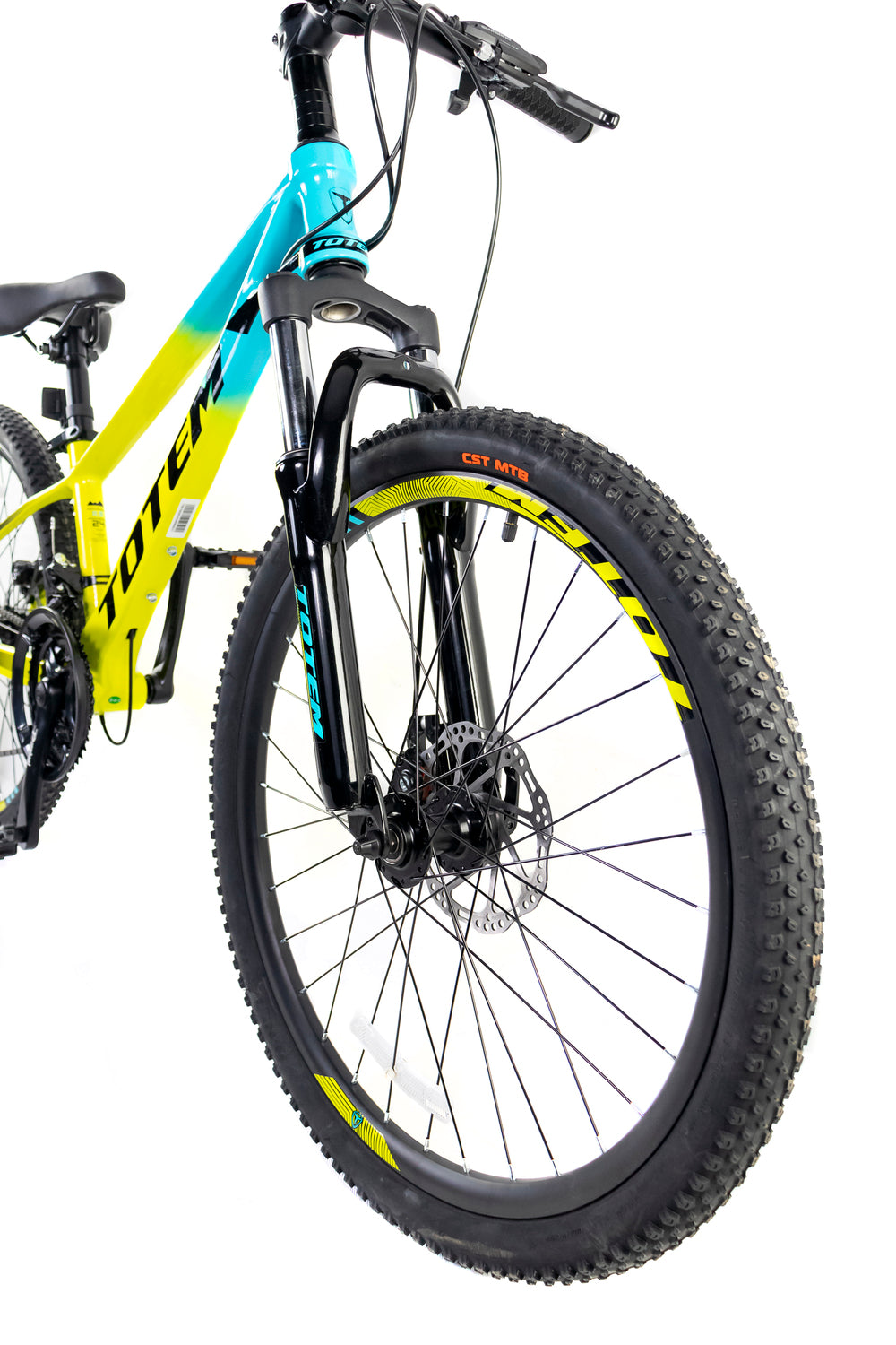 BICICLETA DE MAGNESIO TOTEM MTB ARO 24 MOD MARTIN AMARILLO
