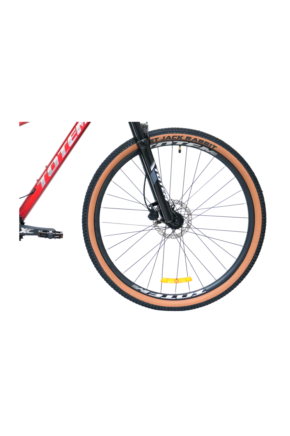 BICICLETA TOTEM MTB CARBONO PEGASUS ARO 29X16 ROJO