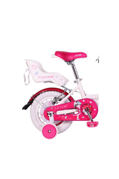 BICICLETA TOTEM INFANTIL ARO 12 PRETTY GIRL COLOR BLANCO