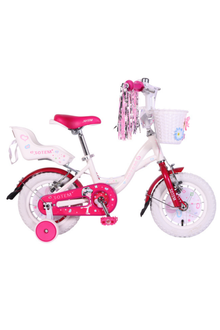 BICICLETA TOTEM INFANTIL ARO 12 PRETTY GIRL COLOR BLANCO