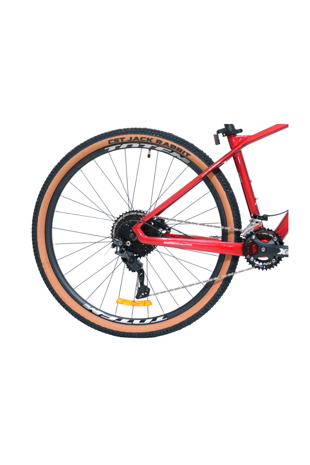 BICICLETA TOTEM MTB CARBONO PEGASUS ARO 29X16 ROJO