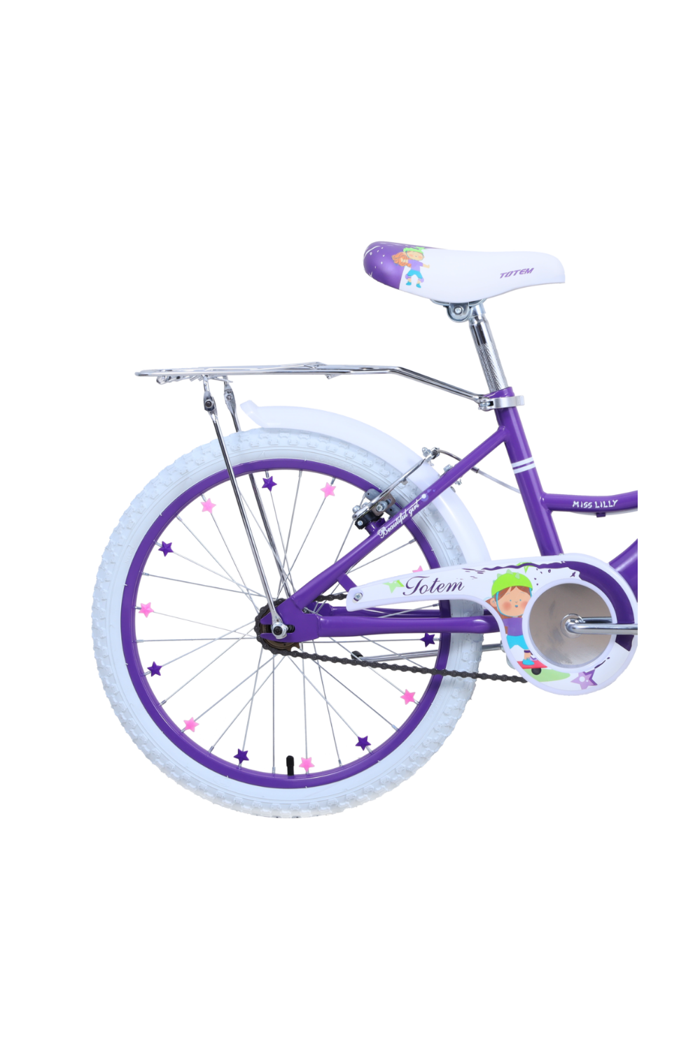 BICICLETA TOTEM INFANTIL ARO 20 MISS LILLY VIOLETA
