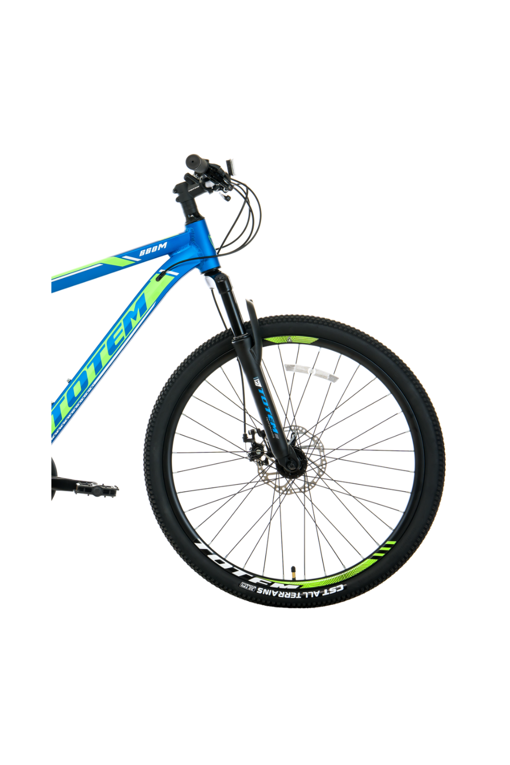 BICICLETA TOTEM MTB ARO 26 MODELO Y660M AZUL VERDE