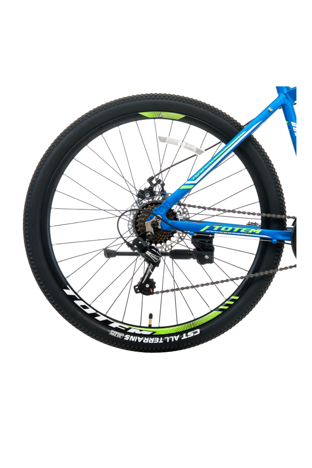 BICICLETA TOTEM MTB ARO 26 MODELO Y660M AZUL VERDE