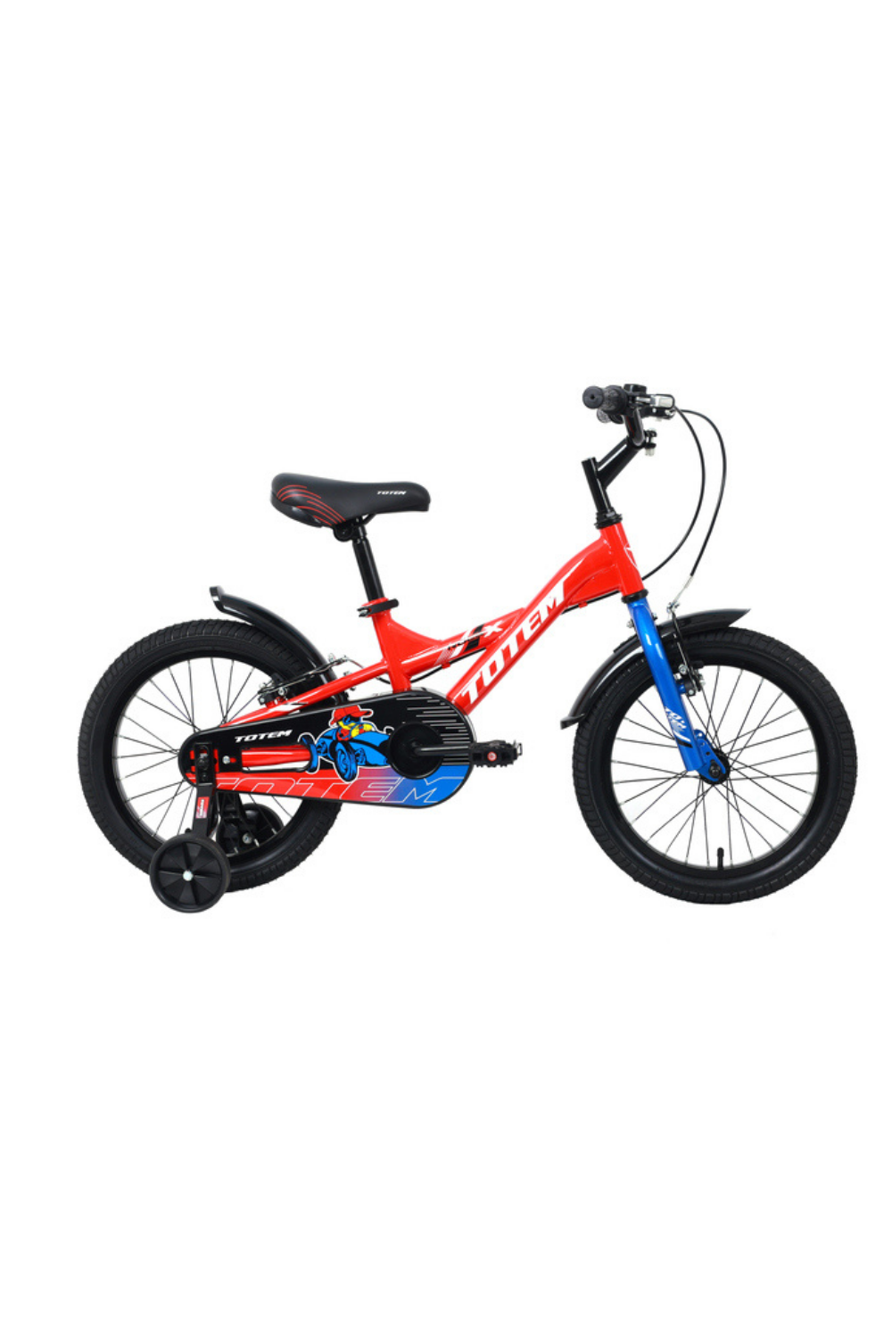 BICICLETA TOTEM INFANTIL ARO 16 ROCK-X  COLOR ROJO