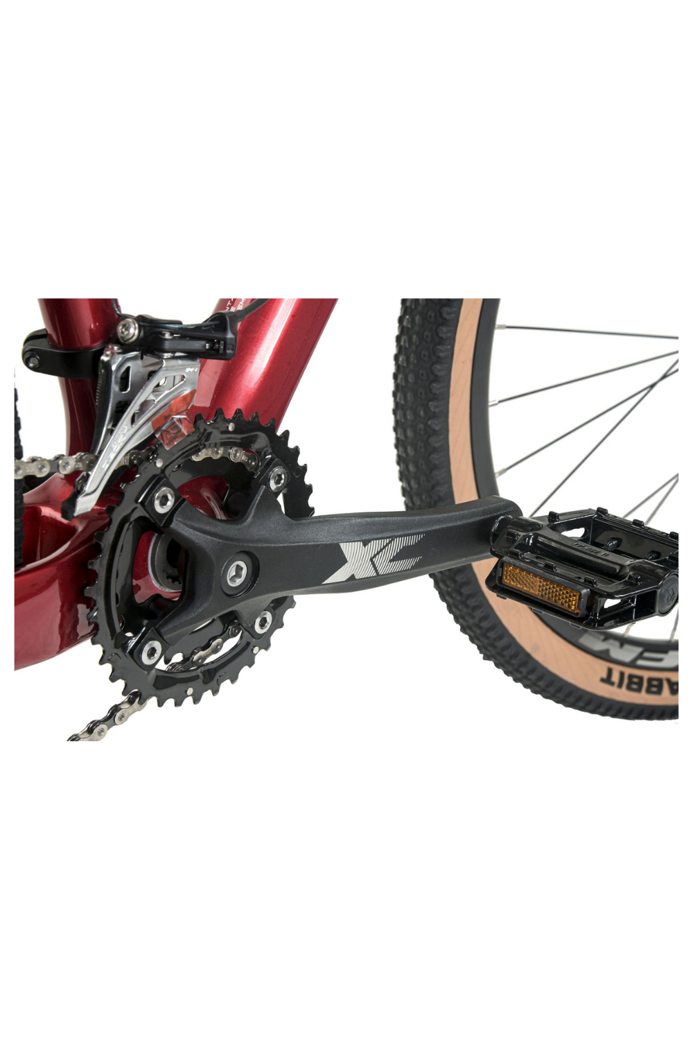 BICICLETA TOTEM MTB CARBONO PEGASUS ARO 29X16 ROJO